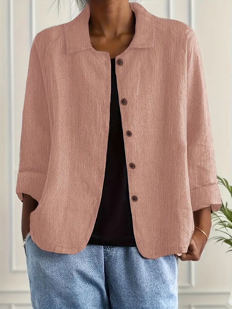 Marilla | Light shirt jacket in a linen blend