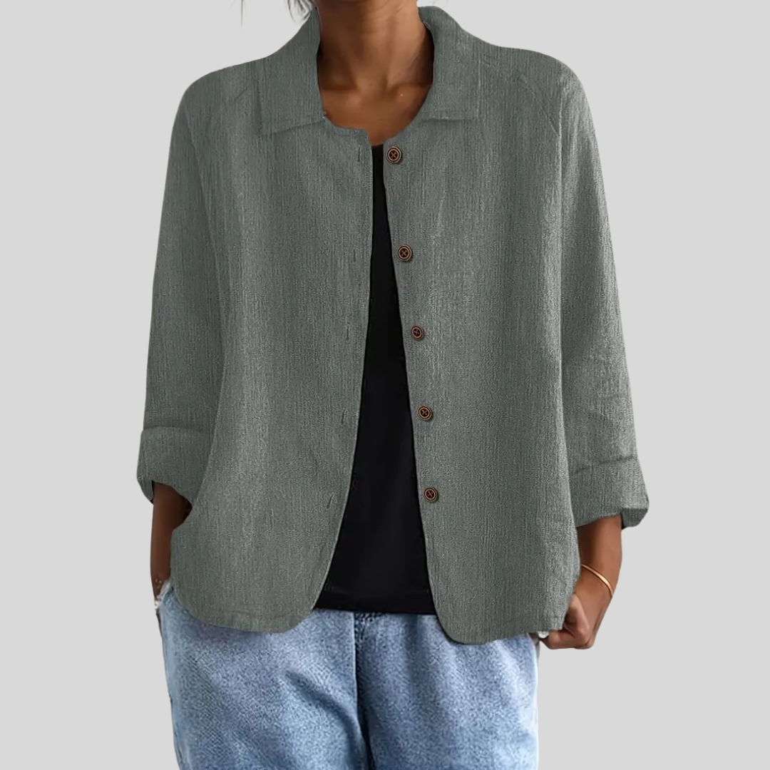 Marilla | Light shirt jacket in a linen blend