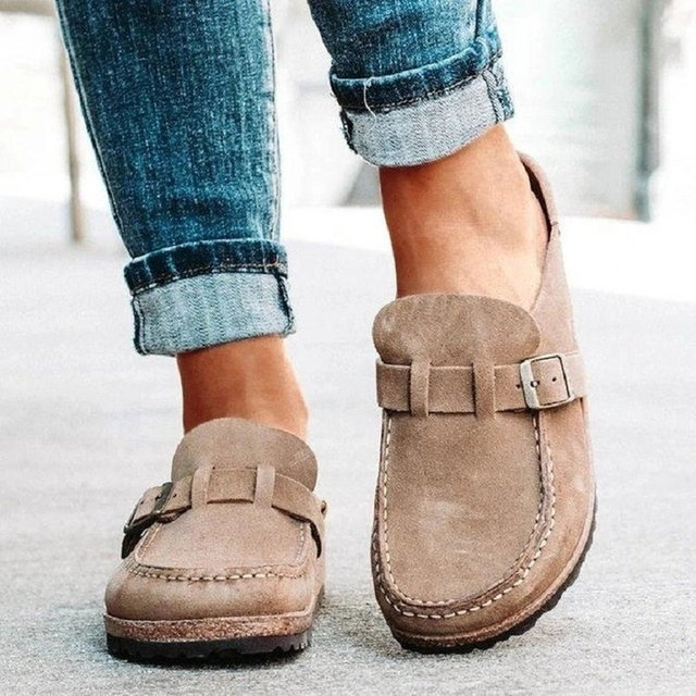 Mariah™ | Leather Mules with Orthopedic Comfort
