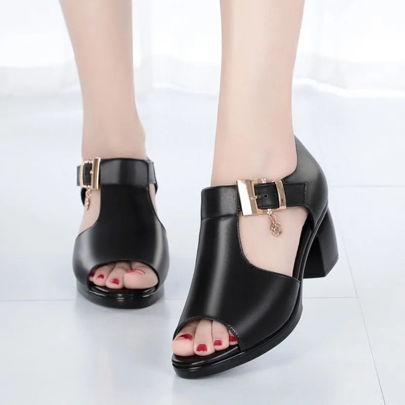 Lily | Elegant Open-Toe Heel