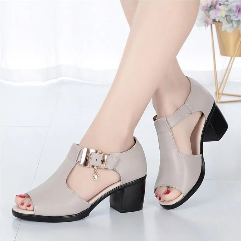 Lily | Elegant Open-Toe Heel