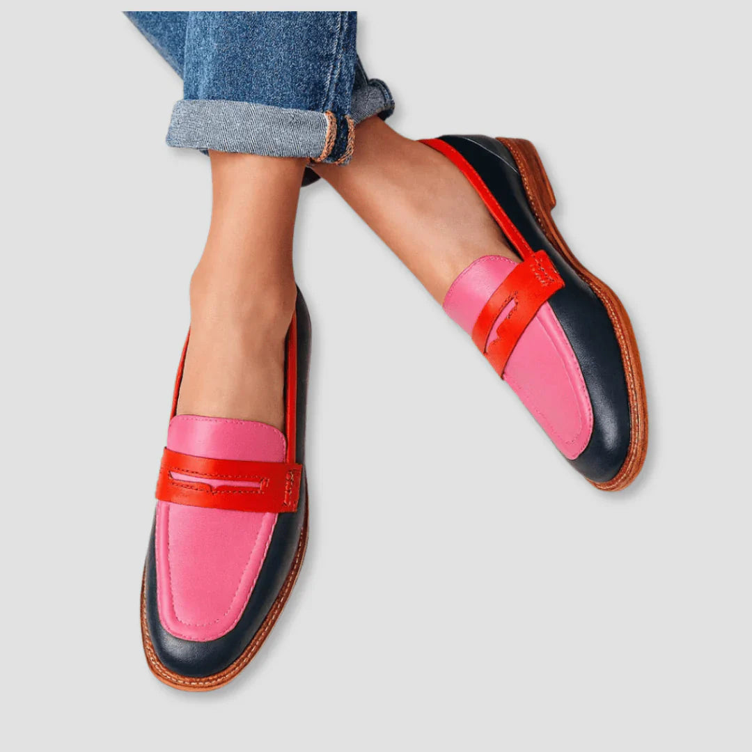 Nyla – Casual Color Block Loafers