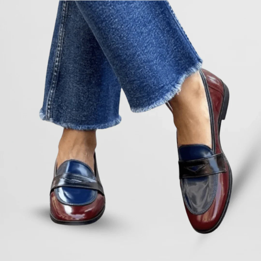 Claudia - Two-Tone Loafers